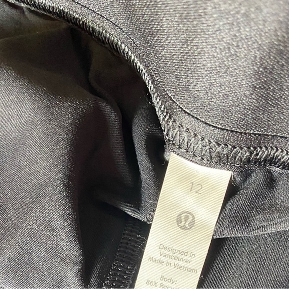 Lululemon Athletica Black and Gray Court Rival Skort - Picture 7 of 7
